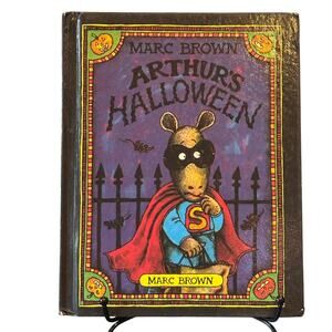 Vintage 1982 Arthur's Halloween Book by Marc Brown, Hardcover - READ
